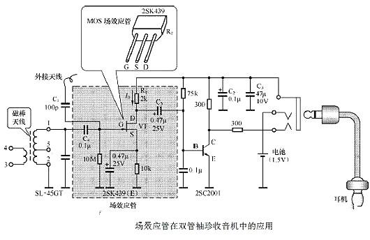 場(chǎng)效應(yīng)管放大電路圖