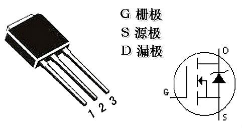 場(chǎng)效應(yīng)管管腳圖接線(xiàn)圖