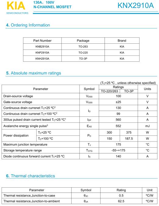 KNX2910A,2910A,130A/100V