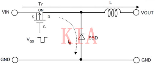 電感的升壓、降壓原理圖文分析-KIA MOS管