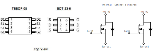 8205MOS管,8205場(chǎng)效應(yīng)管參數(shù)