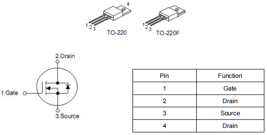 12n60場效應(yīng)管參數(shù),高壓mos管,KIA12N60H參數(shù)引腳圖-KIA MOS管